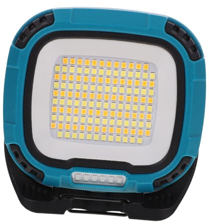 HOMSFOU Multifunktionale tragbare wiederaufladbare Flutlicht-Arbeitsleuchte mit integriertem Akku wiederaufladbare Arbeitsbeleuchtung Arbeitsscheinwerfer Arbeitslampe LED