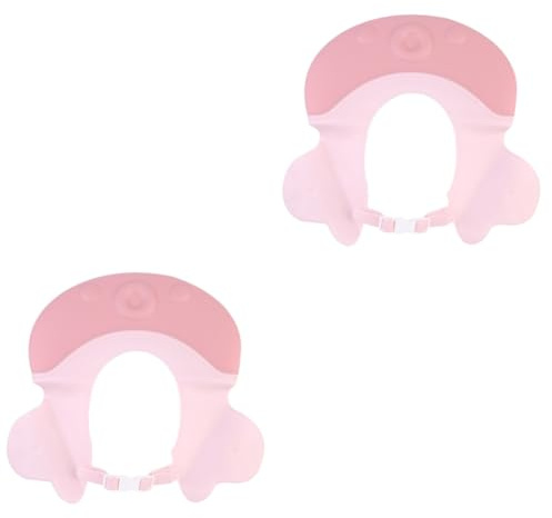 BESTonZON 2pcs Cradle Cap Shampoo Hat Boy Girl Bath Cap Boy Girl Hair Protection Light Cartoon Design