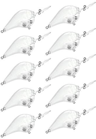 Zubehör-Köder, Rohlinge, 18 × 11 × 4, 10 Stück, blanko, Crankbaits, unlackiert, harte Köder, Angelköder, Angelzubehör, DIY-Zubehör
