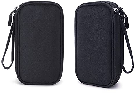 GAJES Sac de rangement pour fournitures pour diabétiques, étui de transport portable pour stylo à insuline, kit de test de glycémie, bandelettes de test, appareils de lancement, lancettes, seringues,