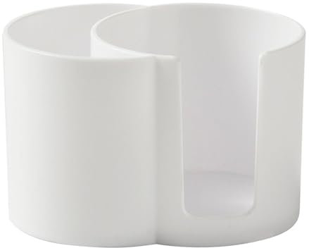 Dispenser per cotton fioc, supporto per batuffoli di cotone,Dispenser Qtip Dispenser per dischetti di cotone doppio foro | Dispenser Qtip, porta stuzzicadenti portatile, contenitore per filo interde