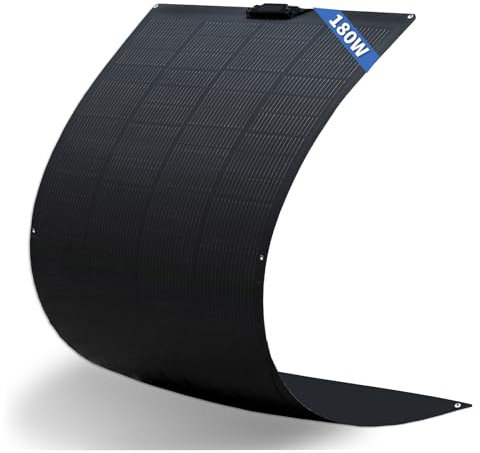 FIREFLY ENERGY Flexible 180W Monokristalline Solarmodule Balkonkraftwerk Photovoltaikmodule Solarmodule für Wohnwagen, Camping, Boote und Dächer