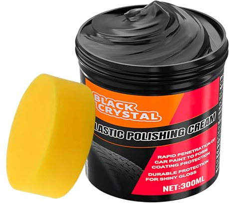 Cera più pulita - 2.83x2.83x3,94 pollici 300 g cera di riparazione per rimozione minore graffio, miglioramento della lucentezza con rivestimento protettivo, dettagli in metallo per veicoli, fari e par