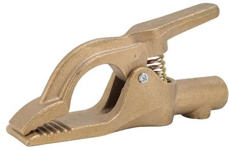 Yosoo Soldadura por Tierra de Latón Abrazadera de Tierra, Abrazadera Terrestre de Tierra 300A Estilo T de Latón con una Abertura Grande de 48 Mm para Soldadura de Sumergido de de con