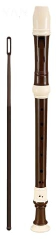 Anfänger Blockflöte B-Altblockflöte 8 Löcher Professionelle Leistung Robuste Musikinstrumente(Brown)