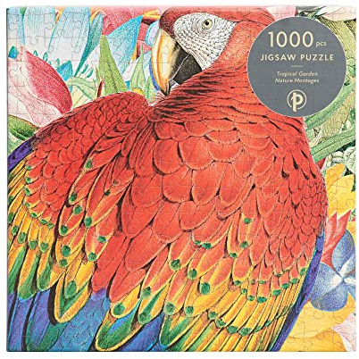 Paperblanks - Tropical Garden - Nature Montages: 1000 Pieces, Braun