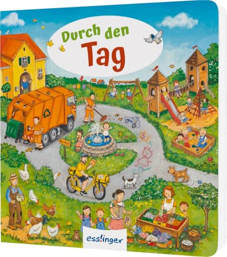 Mein allererstes Wimmelbuch: Durch den Tag - Mini: Für unterwegs und gegen Langeweile für Wimmelbuch-Fans ab 2 Jahren
