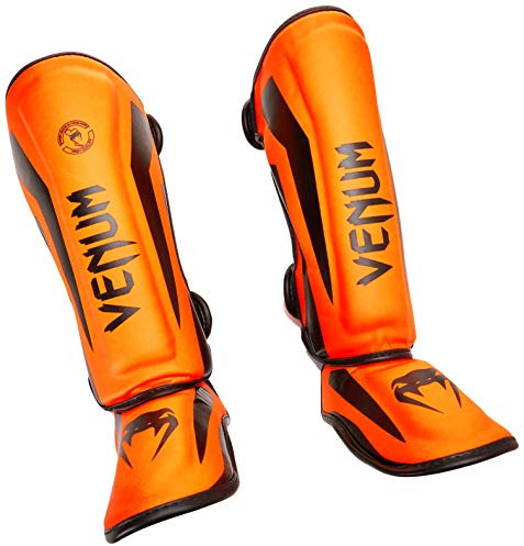 Venum Protège-Tibias Elite Enfants - Orange Fluo - S