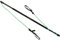 Physio.Stick, Gymnastikstab mit Gummibänder zum Widerstandtraining mit Transporttasche (01: grün - leicht (1-10 kg))