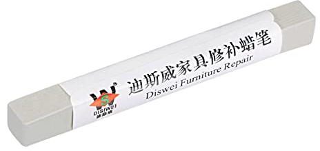 sourcing map Möbel Reparatur Wachs Füller Stock, Holz Kratzer Buntstifte Getrübtes Grau