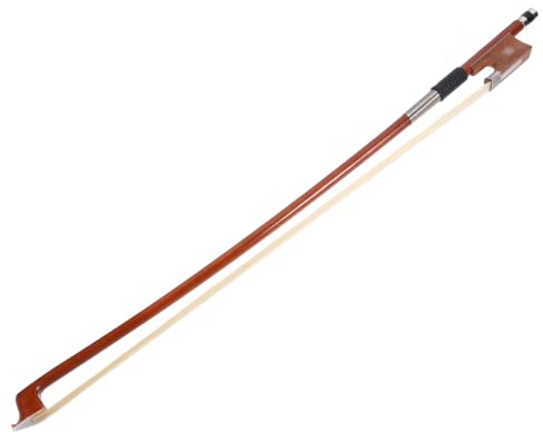 Vaguelly 1/10 Geigenbogen Mit Pferdehaar Leichtgewichtler Geigenbogen Zum Üben (Zufällige Farbe)