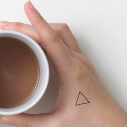 MyJagua Tattoo • Triangle | 1-2 Wochen Tattoo | Auf Pflanzenbasis | Hautverträglich | Wasserfest | Neue Tattoo Technologie | Kein Klebe Tattoo