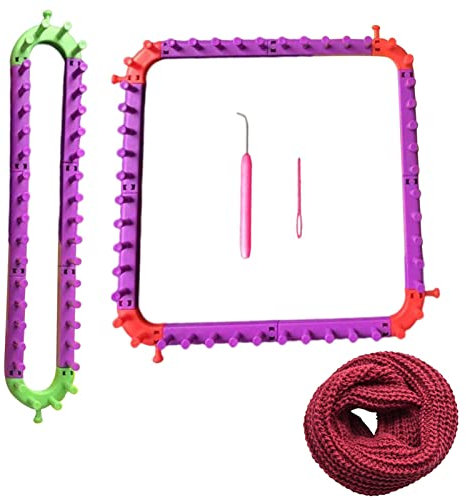 Dimweca Mützen-Strickmaschine | Multifunktionaler Strickrahmen für Mützen | Webstuhl-Strickwerkzeuge, Häkeln, Handarbeit, Bastelset, Schal, Mützen, Herstellung von Werkzeugen für Verschiedene