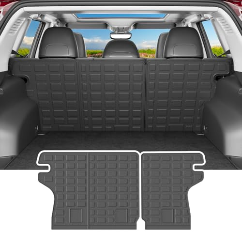 powoq Backrest Mat Compatible with 2017-2025 Jeep Compass TPE Rear Trunk Mat Back Seat Protector Replacement for 2017-2019 2020 2021 2022 2023 2024 2025 Jeep Compass Accessories (Rear Backrest Mat)