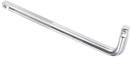 Kozelo Breaker Bar - [1/2 Inch Drive] L Shape Socket Wrench Extension for Car Mechanical Equipment Repair Use, CR-V Steel