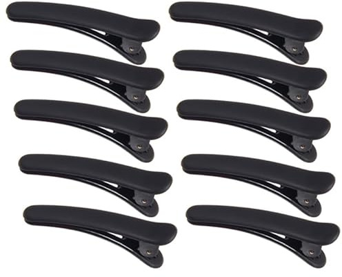 Ipetboom Pinzas De Pelo De Cocodrilo Negras 12 Piezas Horquillas Pequeñas Para Mujer Y Niña Accesorios Peinado Diario 1.77 Pulgadas Resistente Y