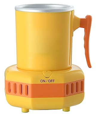 Raffreddatore per Bevande, Senza Base Tazza a Raffreddamento Rapido,Modello di Anatra Gialla Portatile Maniglia Antiscivolo Dispositivo di Raffreddamento per Bevande(#1)