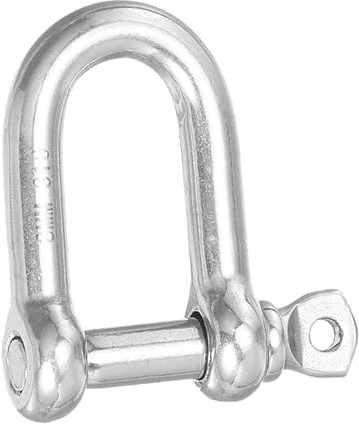 PATIKIL Screw Pin Shackle 316 Stainless Steel D Ring Shackle for Chains Wire Rope Outdoor