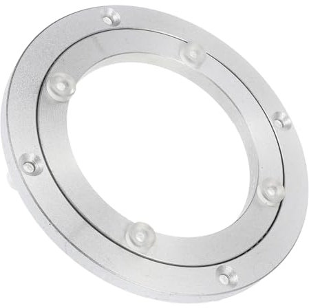 Hoement Drehtellerlager Aus Aluminiumlegierung Für Esstische Mit 360-grad-drehfunktion Sanft Und Geräuschlos Vielseitig Einsetzbar
