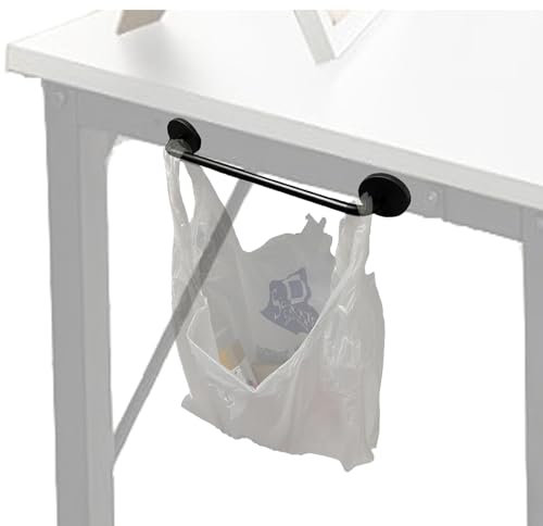 Support magnétique pour sac poubelle en plastique, support de sac d'épicerie pour bureau – Les sacs poubelle sont toujours à portée de main, pas besoin de marcher d'avant en arrière – jusqu'à 2 kg