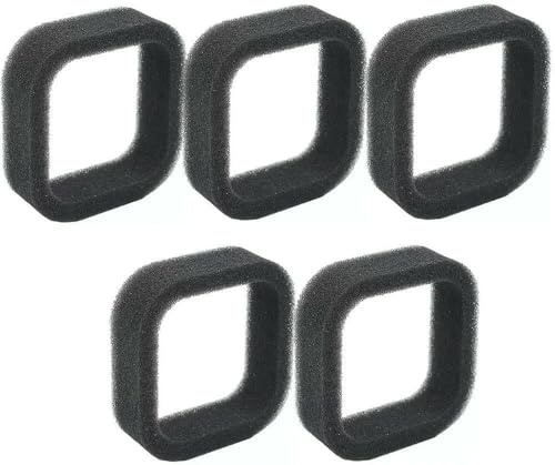 YUETTYY 5/20/50 esponjas reutilizables de repuesto para diferentes desbrozadoras, filtro de aire de esponja para cortacésped, 50 mm x 43 mm (20 piezas)