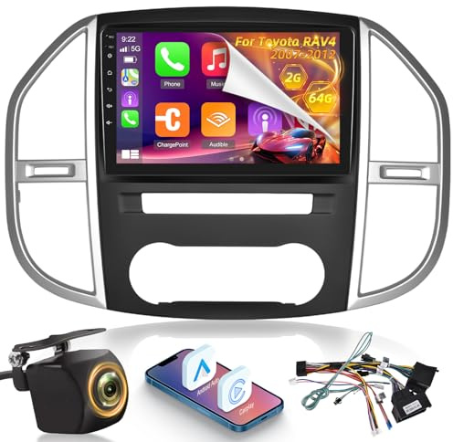 [2+64G]Autoradio Android 13 per Mercedes Benz Vito 3 W447 2014-2020 con Carplay wireless e Android Auto, Radio touchscreen da 10.1 pollici con WiFi GPS DSP FM/RDS Radio SWC+ Telecamera di backup AHD
