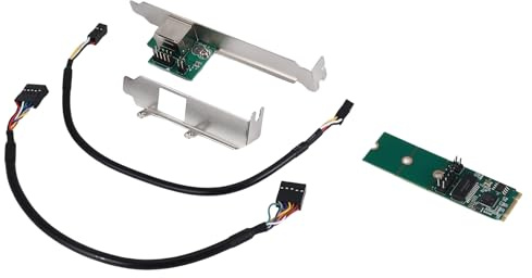 Pesfehhy Adaptateur RéSeau Gigabit 2.5G Base-T Puce I225 Clé M.2 B/M 2500Mbps vers Carte Ethernet PCIe 2.5Gb Carte ContrôLeur LAN RJ45