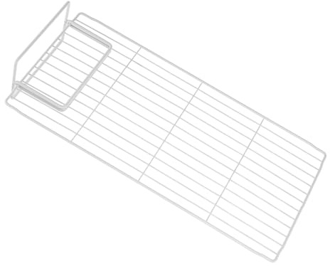 TOPPERFUN Divisor de Congelador de Hierro Blanco, Rejilla Organizadora para Frigorífico, Resistente al Desgaste, para Tiendas de Comestibles y Restaurantes