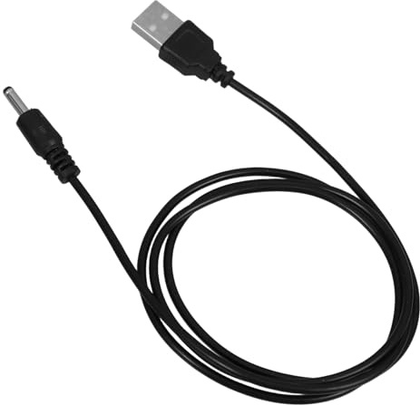 Cavo USB a Dc 5v di Alimentazione per Altoparlanti Wireless | 2 Pezzi, Rame Pvc Nero, Bassa Resistenza e Conversione Dc per Uso Versatile