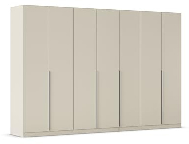 Rauch Möbel Alabama, Kleiderschrank, Farbe Beige, Breite 315 cm | Schrank, 7-türig, Zubehör Basic, für Schlafzimmer, Kinderzimmer, Ankleidezimmer, Garderobe, Flur