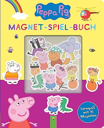 Peppa Pig Magnet-Spiel-Buch: Peppa Wutz Magnetbuch mit 16 Magneten für Kinder ab 4 Jahren