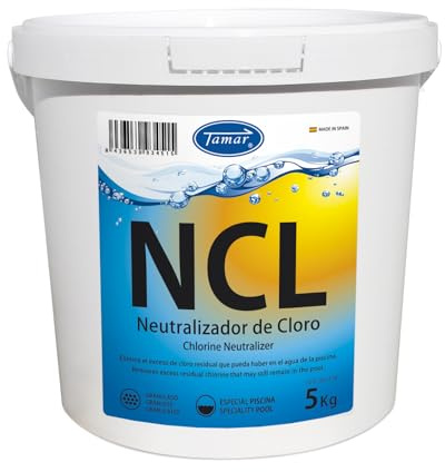 Tamar Neutralizador, Elimina Exceso Cloro, Apto Todo Tipo Piscinas, granulado 5KG