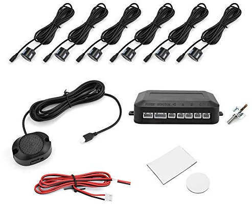 Sensore di parcheggio retromarcia, Sensore di parcheggio sensore di retromarcia Avvertenza Indicatore sonoro sonda 12V