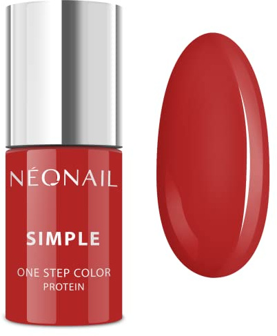 NEONAIL Rot XPRESS UV Nagellack 3in1 SIMPLE ONE STEP COLOR PROTEIN 7,2 ml PASSIONATE 7835-7