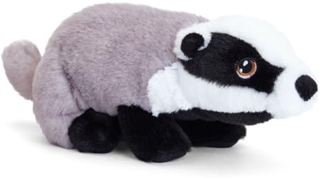 Keel Eco SE6700 - Peluche a forma di tasso, 100% riciclato e riciclabile, 25 cm