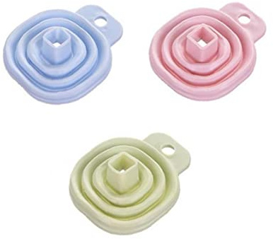 Silicone Punnel Pieghevole Pieghevole Cucina Imbuto Diamante Pittura Diamante Strumenti Imbuto Punnel Conveniente per Bottiglia d'Acqua Olio Liquido Trasmissione in Polvere di Polvere Grado di