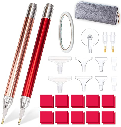 5D Diamond Painting Zubehör, Diy Diamond Painting Werkzeug Set Diamant Stifte Zubehör für Kinder Erwachsene Anfänger Geburtstagsgeschenk