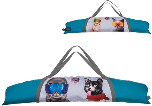 Skisack für Kinder Snowsport Ski Bag Cats/Dogs/Snowcraft 6in1 2022 (Cats, 103cm)