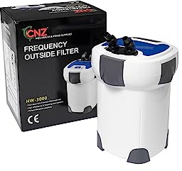 CNZ HW-3000 793GPH 5-Stage Aquarium External Canister Filter with Built-in 9w Sterilizer
