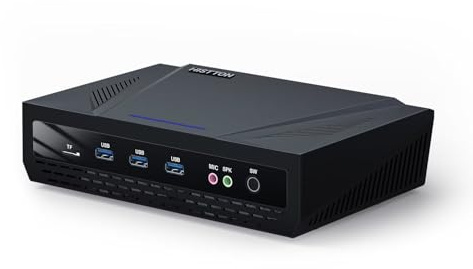 HISTTON Mini PC Windows 11 Pro, 11. Core i9-11900H (8 Kerne 16 Threads, bis zu 4,9 GHz), 64GB DDR4 1TB NVME SSD Wi-Fi 5/BT4.2/4K Triple Display Mini Desktop Computer, Kleiner PC für Unternehmen