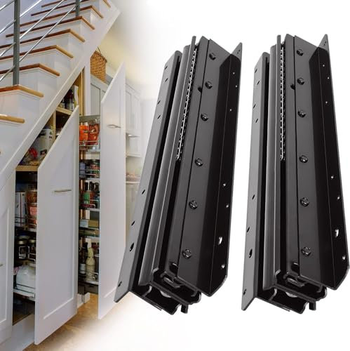 Glissiere Pour Tiroir Charge lourde,Glissiere Pour Plateau Coulissant,Coulisse Charge Lourde,2 glissières de tiroir,3 Pliage 400-900mm,roulement à billes,capacité 120 kg,pour Tiroirs Coulisse