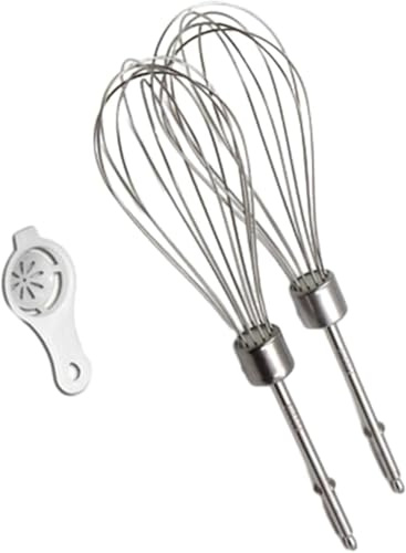Daaxing Accesorios de batidor de mano, accesorios de batidor de acero inoxidable, batidor de mano de cocina de repuesto para Kenwood (12 varillas de alambre*2)