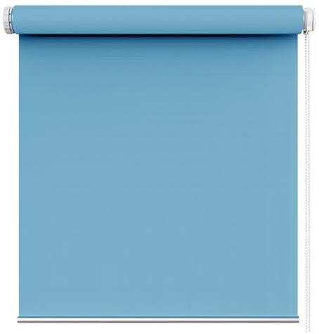 Estor opaco temporal de 90 x 240 cm, sin taladrar, sin taladrar, estor enrollable opaco para casa, oficina, luz diurna, color azul cielo, ideal para cualquier habitación