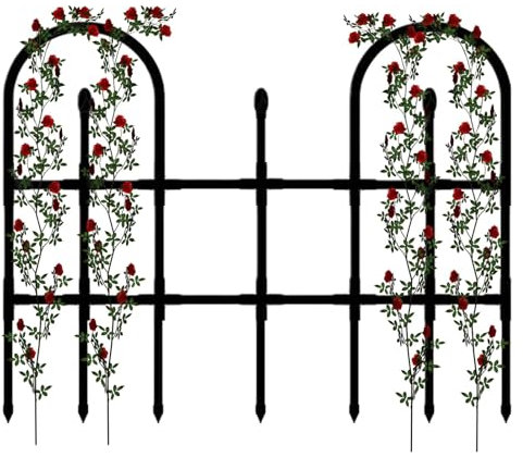 Trellis für Kletterpflanzen im Freien, Gartenzaun, 35,43 x 35,43 Zoll, Halterung für Kletterpflanzen, ideal für Hochzeiten, Pavillons und Dekoration, 950 g