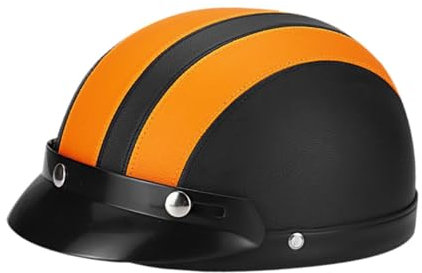 Folpus Bike Helm PU komfortable leichte vielseitige Radsporthelm Sommer für Pendeln Mountain Road Bike Skateboard, Schwarz Orange