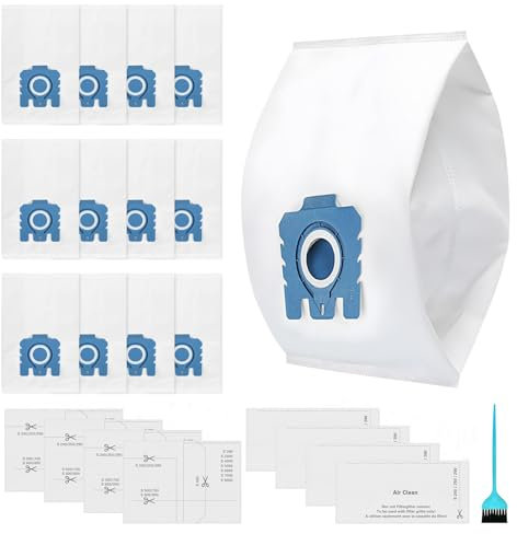 Lot de 13 sacs d'aspirateur pour aspirateurs Miele 3D Efficiency GN Classic C1 Complete C2 C3, S227, S600, S5000 et S8000