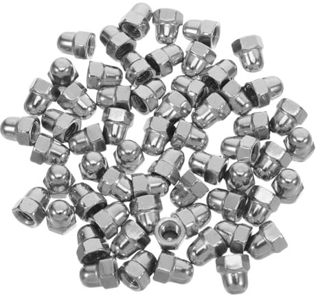 Cabilock 60piezas Tuercas Ciegas Inoxidable Hexagonales Para Decoración y Protección