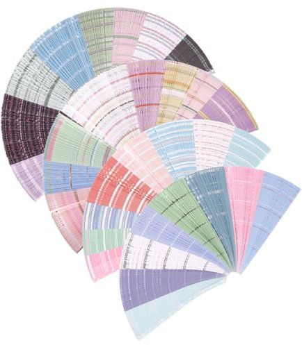 OSALADI 2160stücke Origamipapier Sternfaltpapier Papierstern-papierstreifen Für Bastelarbeiten Und Diy Handwerk Dekorative Papierstreifen Mit Mustern