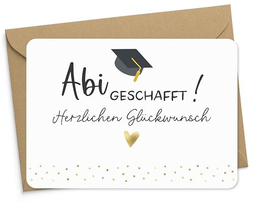 KuschelICH Abitur Karte DIN A6 mit Briefumschlag