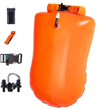 Boa da nuoto con cintura regolabile | Attrezzatura per piscina per allenamento, snorkeling, canottaggio, kayak, outdoor, nuotatori e sport acquatici come